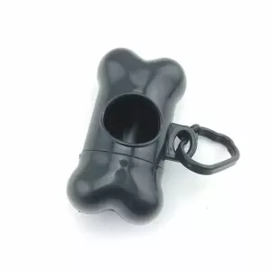 Dispenser na psí exkrementy s pytlíky ve tvaru kosti (oranžový)