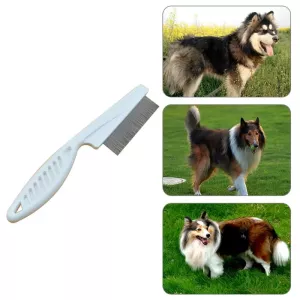 5 PCS Kocourci a Pejsci: Hřebelce s jemnými zuby z nerezové oceli (Bílá, 18.5cm) 5 PCS Kocourci a Pejsci: Hřebelce s jemnými zuby z nerezové oceli (Bílá, 18.5cm)