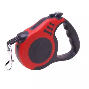 Automatické retractable vodítko pro psy a kočky, 3m, červené Automatické retractable vodítko pro psy a kočky, 3m, červené