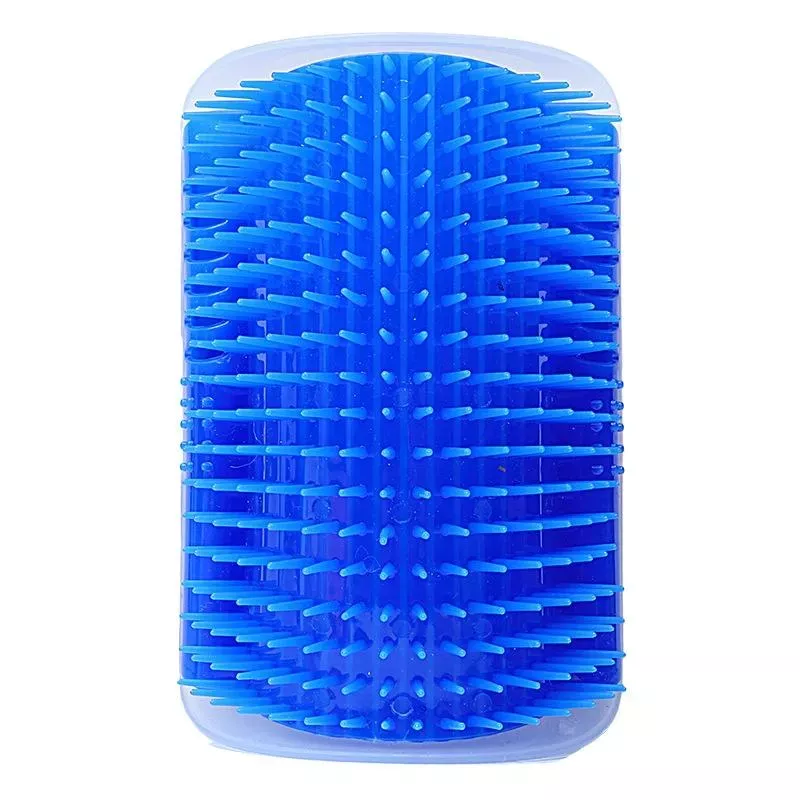 Pet Cat Corner Rub Hair Massage Brush (modrá) Pet Cat Corner Rub Hair Massage Brush (modrá)