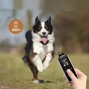 Inteligentní výcvikový obojek pro psy s dálkovým ovládáním 400m Inteligentní výcvikový obojek pro psy s dálkovým ovládáním 400m