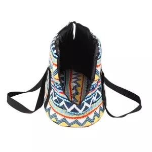 Retro batoh pro domácí zvířata - pohodlná a prodyšná taška pro kočky a psy, velikost L 55x26x27cm