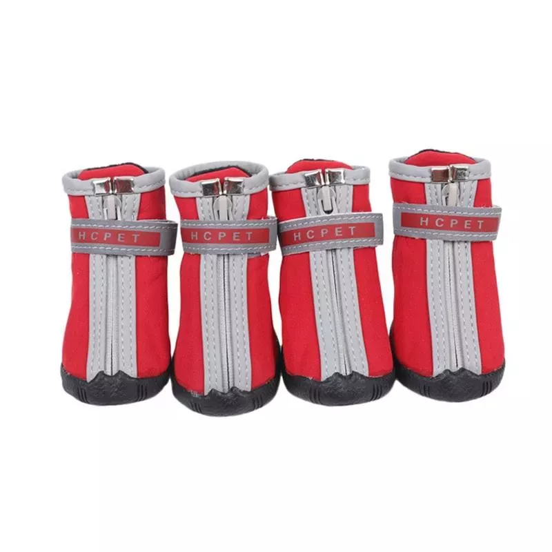 HCPET A1703 Pet Protiskluzové Odolné Boty pro Psy - Velikost 5 (Voděodolné Červené) HCPET A1703 Pet Protiskluzové Odolné Boty pro Psy - Velikost 5 (Voděodolné Červené)