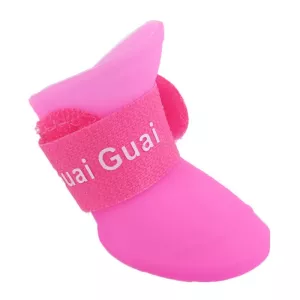 Ochranné boty pro psy Lovely Pet, voděodolné gumové boty v růžové barvě, velikost S (4.3 x 3.3 cm) Ochranné boty pro psy Lovely Pet, voděodolné gumové boty v růžové barvě, velikost S (4.3 x 3.3 cm)