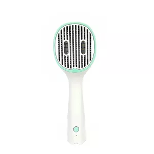 Hřeben na odstranění chlupů pro domácí zvířata s UV sterilizací (světle zelený)