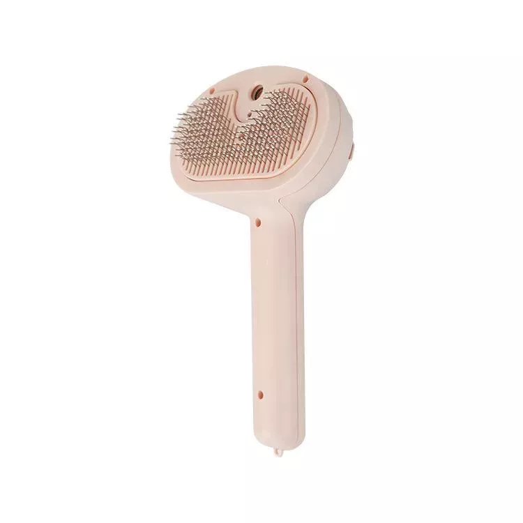 Pet Blue Light Antibacterial Spray Massage Knot Comb (Růžový) Pet Blue Light Antibacterial Spray Massage Knot Comb (Růžový)