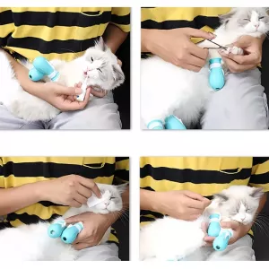 Obojek pro kočky Cat Space Hood Anti-Bite + Kryty nohou, Barva: Velká růžová