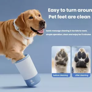 Pet Bath Cleaning Beauty Foot Wash Cup (Růžová Bílá) - Údržba pro domácí mazlíčky