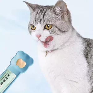 Pet Feeder Squeezes Cat Snack Tableware (modrá) - Bezpečné krmení pro kočky Pet Feeder Squeezes Cat Snack Tableware (modrá) - Bezpečné krmení pro kočky