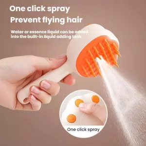 Pet Cleaning Spray Massage Comb (Zelený) - Péče o domácí mazlíčky