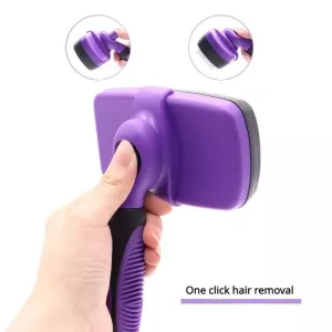 Kartáč na srst pro kočky a psy - 1-Click odstranění chlupů (velikost: L, modrá) Kartáč na srst pro kočky a psy - 1-Click odstranění chlupů (velikost: L, modrá)