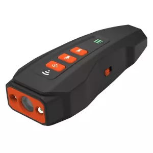 Ručně ovládané zařízení na trénink psů s LED blikajícími světly (černá+oranžová)