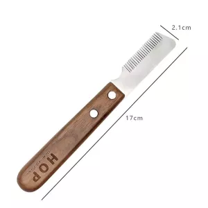 HOP Terrier Dog Plucking Knife - Nástroj pro úpravu a holením psů (Pravá Ruka) HOP Terrier Dog Plucking Knife - Nástroj pro úpravu a holením psů (Pravá Ruka)
