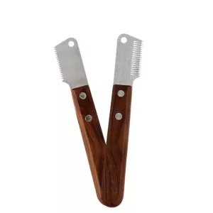 HOP Terrier Dog Plucking Knife - Nástroj pro úpravu a holením psů (Pravá Ruka) HOP Terrier Dog Plucking Knife - Nástroj pro úpravu a holením psů (Pravá Ruka)