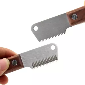 HOP Terrier Dog Plucking Knife - Nástroj pro úpravu a holením psů (Pravá Ruka) HOP Terrier Dog Plucking Knife - Nástroj pro úpravu a holením psů (Pravá Ruka)