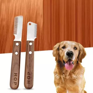 HOP Terrier Dog Plucking Knife - Nástroj pro úpravu a holením psů (Pravá Ruka) HOP Terrier Dog Plucking Knife - Nástroj pro úpravu a holením psů (Pravá Ruka)
