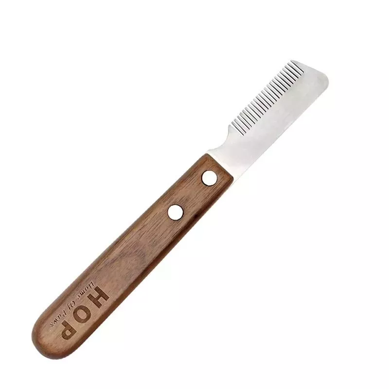 HOP Terrier Dog Plucking Knife - Nástroj pro úpravu a holením psů (Pravá Ruka) HOP Terrier Dog Plucking Knife - Nástroj pro úpravu a holením psů (Pravá Ruka)