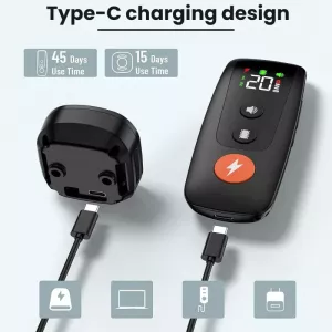 Automatický výcvikový obojek pro psy s dálkovým ovládáním (černý) Automatický výcvikový obojek pro psy s dálkovým ovládáním (černý)