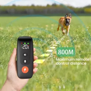 Automatický výcvikový obojek pro psy s dálkovým ovládáním (černý) Automatický výcvikový obojek pro psy s dálkovým ovládáním (černý)