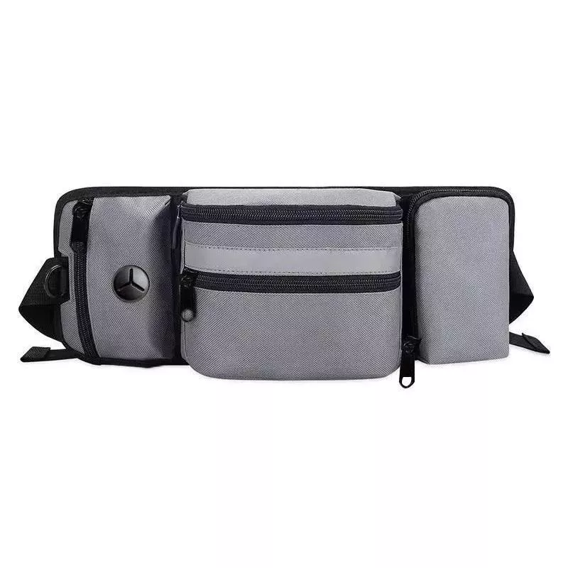 Pet Training Waist Pack Outdoor Fitness Dog Walking Bag (Šedá)