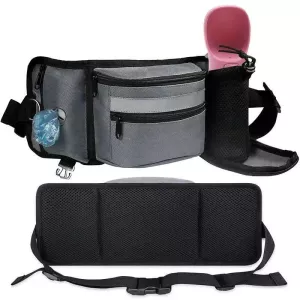 Bunda pro výcvik psů - černá, outdoorová taška na procházky