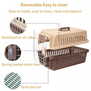 Cestovní box pro domácí zvířata Pet Aviation Box 48x32x30cm (oranžový) TopTechnology Cestovní box pro domácí zvířata Pet Aviation Box 48x32x30cm (oranžový) TopTechnology