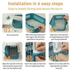 Cestovní box pro domácí zvířata Pet Aviation Box 48x32x30cm (oranžový) TopTechnology Cestovní box pro domácí zvířata Pet Aviation Box 48x32x30cm (oranžový) TopTechnology