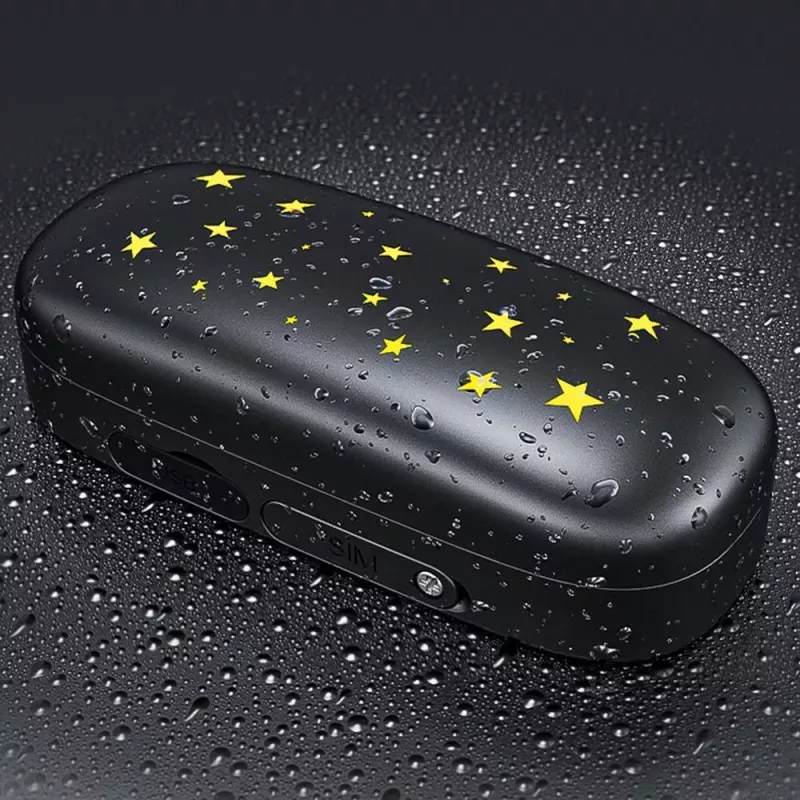 RF-V53 IP67 Vodotěsný GPS obojek pro psy - sledovací zařízení (černé) TopTechnology