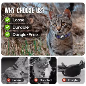 Silikonový obal pro AirTag - Duha Gradient Kočičí obojek s rolničkou (Žlutý gradient) TopTechnology Silikonový obal pro AirTag - Duha Gradient Kočičí obojek s rolničkou (Žlutý gradient) TopTechnology