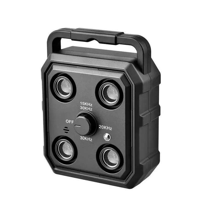 Inteligentní ultrazvukový zastavovač štěkání pro psy (černý) TopTechnology