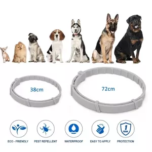 Obojek proti blechám a klíčům pro psy a kočky s hliníkovým pouzdrem, velikost: 38cm, růžový TopTechnology Obojek proti blechám a klíčům pro psy a kočky s hliníkovým pouzdrem, velikost: 38cm, růžový TopTechnology