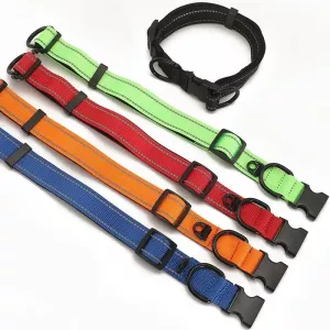 Reflexní obojek pro domácí mazlíčky Nylon Černá s přezkou, Velikost:S(Blue) TopTechnology Reflexní obojek pro domácí mazlíčky Nylon Černá s přezkou, Velikost:S(Blue) TopTechnology