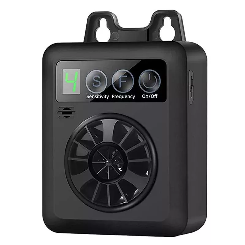 K6 Digitální Inteligentní Ultrazvukové Zařízení pro Kontrolu Štěkání pro Psy (Černé) TopTechnology