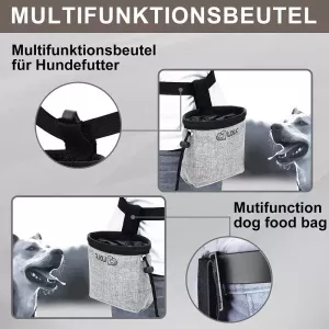 LDLC Outdoor Pet Snack Bag Oxford Cloth Reflective Dog Training Bag (Svetle Šedá) TopTechnology LDLC Outdoor Pet Snack Bag Oxford Cloth Reflective Dog Training Bag (Svetle Šedá) TopTechnology