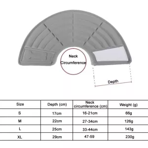 Obojek proti kousání pro domácí zvířata - S (černý) TopTechnology Obojek proti kousání pro domácí zvířata - S (černý) TopTechnology