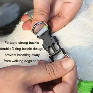 Reflexní hrudní popruh pro psy - vestový styl, barva: Mesh Cyan (L) TopTechnology