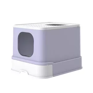 Top Drawer Plně Uzavřený Kočičí Záchod (Fialový) TopTechnology Top Drawer Plně Uzavřený Kočičí Záchod (Fialový) TopTechnology