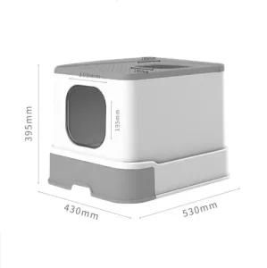 Top Drawer Plně Uzavřený Kočičí Záchod (Fialový) TopTechnology Top Drawer Plně Uzavřený Kočičí Záchod (Fialový) TopTechnology