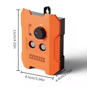 Ultrazvukový odstraňovač štěkání pro psy s 3 režimy (oranžový) TopTechnology Ultrazvukový odstraňovač štěkání pro psy s 3 režimy (oranžový) TopTechnology