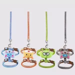 Vodítko pro kočky s nastavitelným designem a ochranou proti útěku, velikost L (šedé) TopTechnology Vodítko pro kočky s nastavitelným designem a ochranou proti útěku, velikost L (šedé) TopTechnology