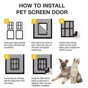 34cm x 44cm Dveře pro domácí mazlíčky, černé - proti komárům TopTechnology 34cm x 44cm Dveře pro domácí mazlíčky, černé - proti komárům TopTechnology