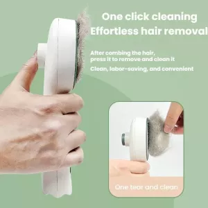 Pet Flotující Kartáč na Odstranění Chlupů a Dezinfekční Hřeben (Šedý) TopTechnology