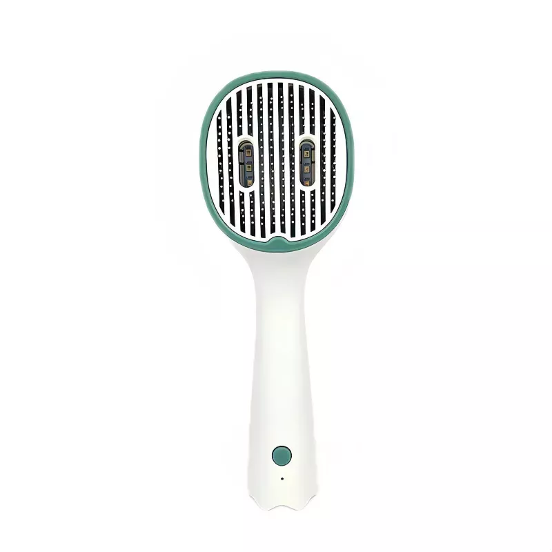 Pets Floating Hair Removal Brush Sterilize Cleaning Comb (Tmavě Zelený) TopTechnology