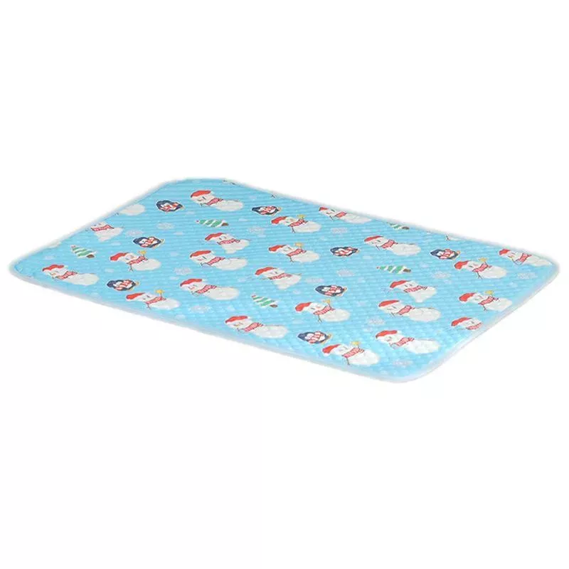 Podložky pro kočky a psy 40x30cm (Modrý zimní sněhulák) TopTechnology