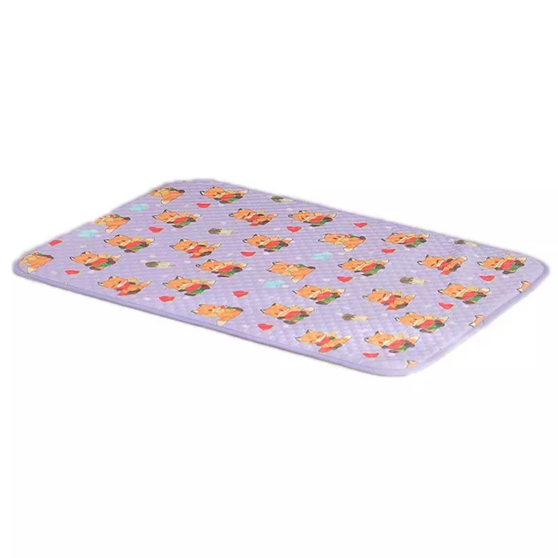 Podložky pro spánek a odpočinek domácích zvířat 65x50cm (Fialová vodní melounová liška) TopTechnology