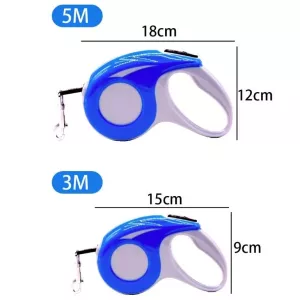 Automatické vodítko pro domácí zvířata - retractable 5m černé TopTechnology Automatické vodítko pro domácí zvířata - retractable 5m černé TopTechnology