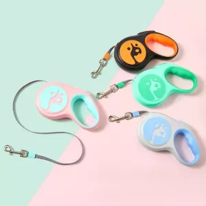 Automatické vodítko pro malé a střední psy - 5m, černé TopTechnology Automatické vodítko pro malé a střední psy - 5m, černé TopTechnology