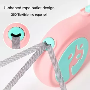 Automatické vodítko pro malé a střední psy - 5m, černé TopTechnology Automatické vodítko pro malé a střední psy - 5m, černé TopTechnology