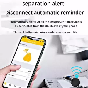 Mini Pet Smart Anti-lost Device Portable GPS Locator Bluetooth Tracker (Bílý) TopTechnology Mini Pet Smart Anti-lost Device Portable GPS Locator Bluetooth Tracker (Bílý) TopTechnology