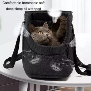Pet Handbag Podzimní a Zimní Taška pro Kočky, Barva: Světle Šedá TopTechnology